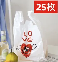 3COINS 手提げポリ袋：S（25枚）　バラ売り　お試し