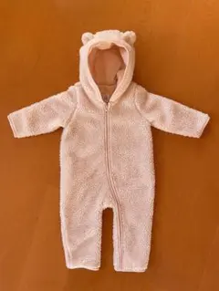 GAP フリース ジャンプスーツ　アウター　クマ耳　カバーオール