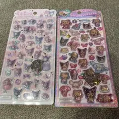 サンリオ　うるちゅるポップシール　日焼け　サンリオキャラクターズ　メロクロ