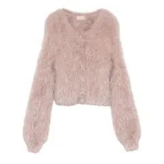 eimy フラッフィーシャギーニットカーディガン♡
