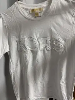 MICHAEL KORS ロゴスパンコール Tシャツ ホワイト S