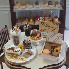 ミニチュアスイーツ チョコレートスイーツセット チョコケーキ 焼き菓子