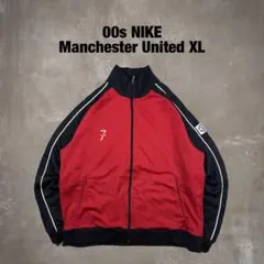 00s ナイキ マンチェスターユナイテッド トラックジャケット XL ジャージ