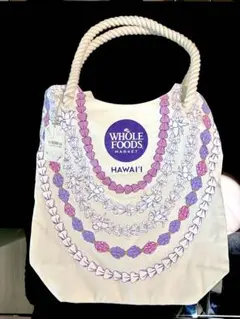 新柄　Whole Foods Market ハワイ トートバッグ