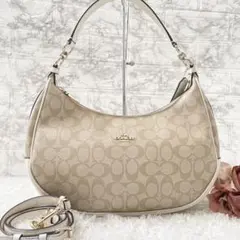 未使用級✨COACH コーチ ハーレー ホーボー ワンショルダーバッグ 2way