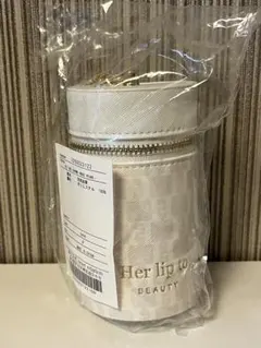 herlipto nude pearl バッグチャーム