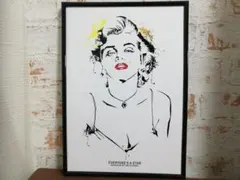 当時物 入手困難　マリリンモンロー 大型ポスター 額装付 90×60 ハリウッド Amazon.co.jp: マリリン・モンロー マグショット 11×16インチ