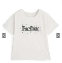 新品♡ロゴ刺繍パールビジューTシャツ[mf002]ホワイト