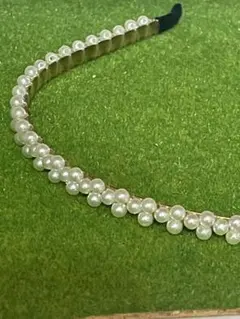 パール カチューシャ ヘアアクセサリー