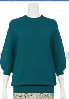 【Lily Brown】バックドットリボンニットトップス