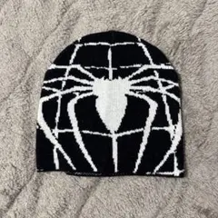 スパイダーデザイン ニット帽