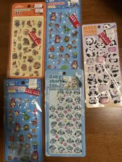 【訳あり商品】プクプクシール、おしりシールまとめ売り5点セット
