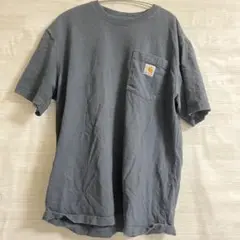 Carhartt カーハート Tシャツ ヴィンテージ ダークブルー ダメージ加工