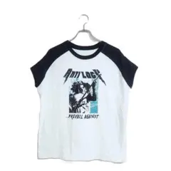 SENSE OF PLACE Tシャツ F ホワイト バイカラー プリントのサムネイル