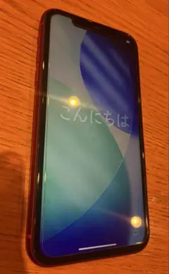 iPhone11赤64GB無傷美品SIMフリー＋¥2200新品高速充電2M付き
