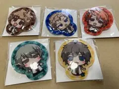 5個 ツキウタ　クッションバッジ　パペット