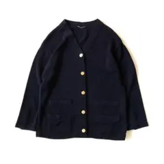 ミューズ ドゥーズィエムクラス　カーディガン　ニット　ウール　金ボタン DEUXIEME CLASSE - Deuxieme Classe / ドゥーズィエムクラス