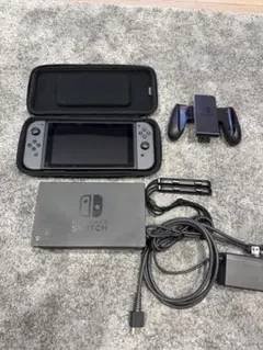 Nintendo Switch 本体 グレー 付属品完備 - メルカリ