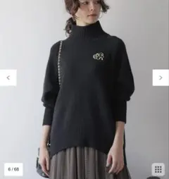 組曲今季アイテム！ウールカシミヤミックス ロールネックニット