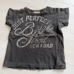 デニムダンガリー　Tシャツ　80