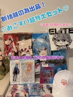 超断捨離‼️ さくらみこ 星街すいせい　特大セット♡売り切り予定‼️おまけ付き‼️