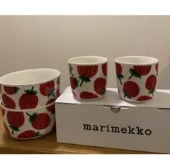 マリメッコ　マンシッカ　いちご　ラテマグ　ボウル　marimekko セット