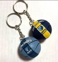 バスケットボールキーホルダー　2種２個セット　グリズリーズ