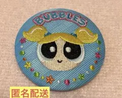 パワーパフガールズ刺繍缶バッジ バブルス