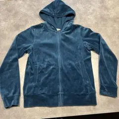 ベロア パーカー