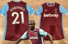 【正規品】ウェストハム 2016-17 オグボンナ 新品】【正規品】ウェストハム 2016-17 オグボンナ ウエストハム ユニ