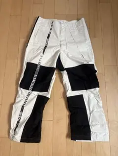 ファッセッタズム　ホワイト/ブラック チェック柄カーゴパンツ　試着のみ