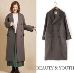 BEAUTY&YOUTH HAMILTON WOOL MIX ロングPコート