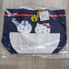 ドラえもん ✖ ハローキティ_ポケットトートバッグ