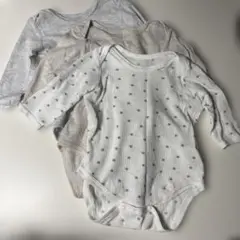 肌着　ロンパース　80 長袖　薄手