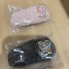 エニマイくじ エンジェルブルー ボアヘアクリップ