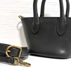 POLO Ralph Lauren レザー ミニチュア クロスボディ トートのサムネイル