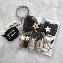 ★ガチャ詰めポーチ★CONVERSE ALLSTAR PEANUTS スヌ