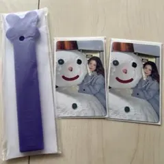 NiziU ハッピードロー　 フォトカード2枚＆うちわグリップカバー　マヤ