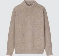 ユニクロ スフレヤーンモックネックセーター（長袖）