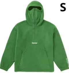 Supreme フリースジャケット バラクラバ フード グリーン ポーラテック 