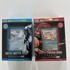 ポケモンカード　バトルマスターデッキ　テラスタルリザードンex&パオジアンex