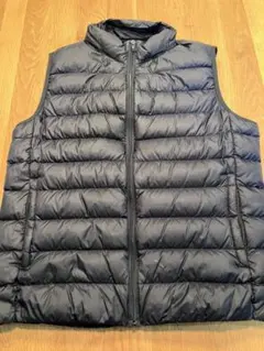 無印良品　ダウンベスト　ネイビー