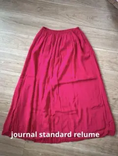 journal standard relume ピンク フレアスカート サイズF
