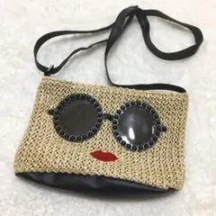 アジョリー ショルダーバッグ　かごショルダーバッグ