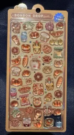 【正規品】ボンボンドロップシール　ほかほかボンボン　パン　ベーカリーくま