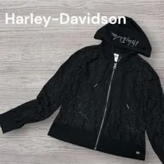 Harley-Davidson レース ジップアップ パーカー ブラックMサイズのサムネイル