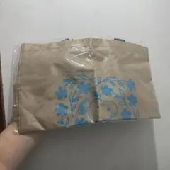 スヌーピー エコバッグ ベージュ 花柄