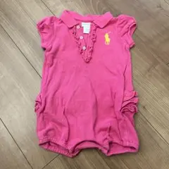 Ralph Lauren ピンクロンパース 9M