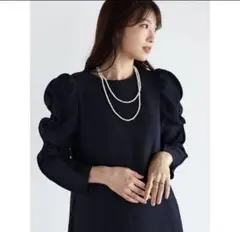 新品未使用　ヤマダヤ　Vinギャザーショルダーワンピース　日本製　福袋