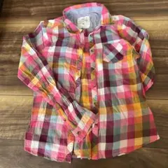 H&M チェック柄 長袖シャツ 12-13Y